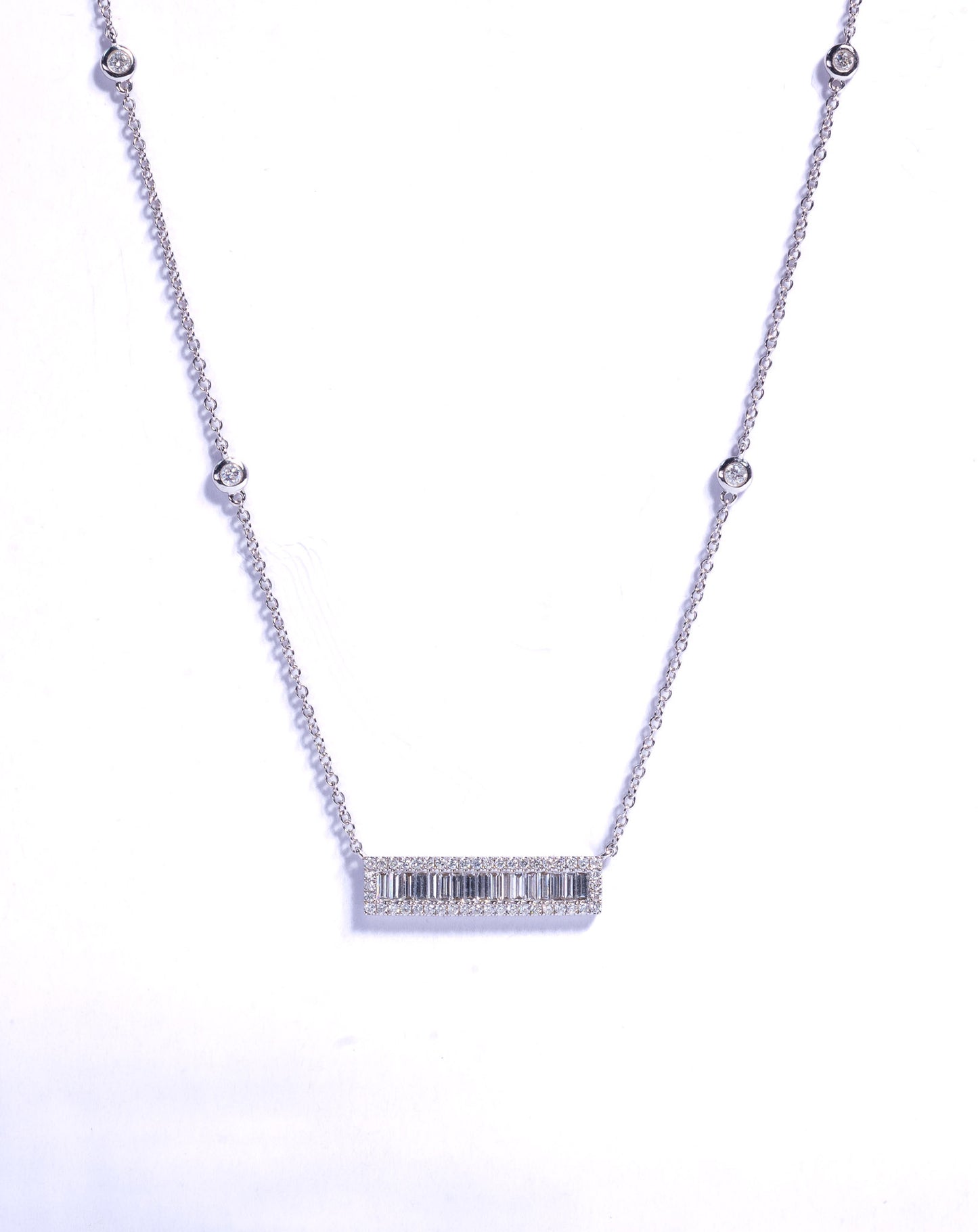 Baguette Necklace
